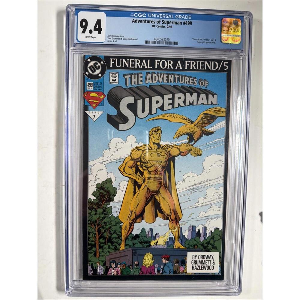 Adventures of Superman #499 CGC 9.4 (1993)